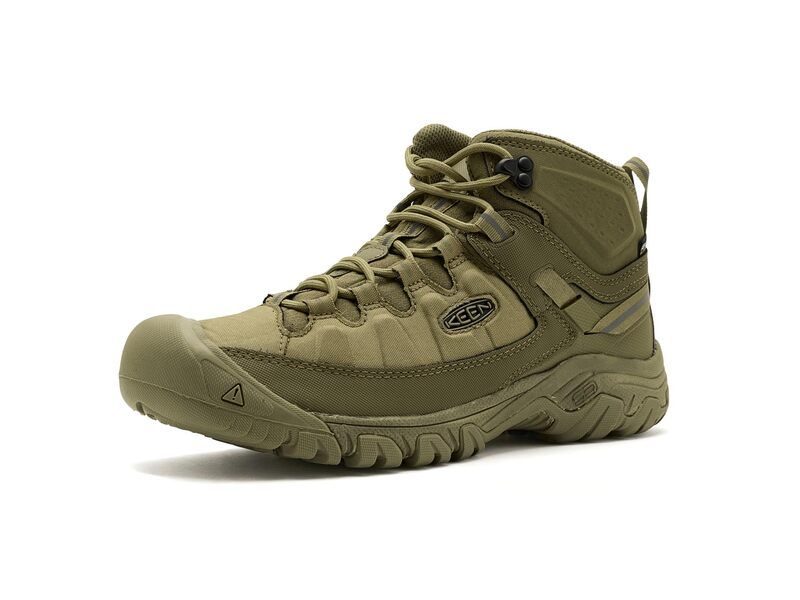 キーン メンズ シューズ ブーツ・レインブーツ KEEN Targheexp Waterproof Mid Martini OliveM オリーブ