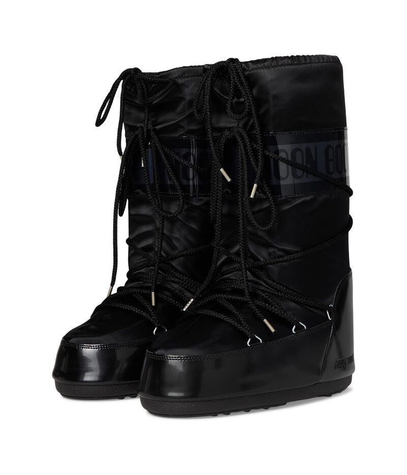 ムーンブーツ レディース シューズ ブーツ・レインブーツ MOON BOOT Icon Glance Black ブラック
