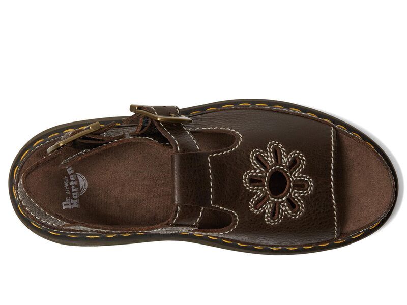 ドクターマーチン メンズ シューズ サンダル Dr Martens Dunnet Flower Kelp Brown ブラウン ドクターマーチン メンズ シューズ サンダル Dr Martens Dunnet Flower Kelp Brown ブラウン