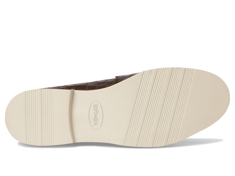 ソフトウォーク レディース シューズ スリッポン・ローファー SoftWalk Walsh Dark BrownCroc ブラウン ソフトウォーク レディース シューズ スリッポン・ローファー SoftWalk Walsh Dark BrownCroc ブラウン