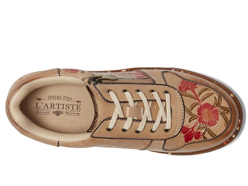 スプリングステップ レディース シューズ オックスフォード LArtiste by Spring Step Sincerity Beige Multi ベージュ