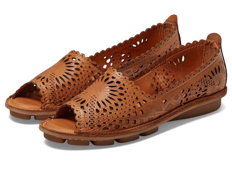 スプリングステップ レディース シューズ スリッポン・ローファー Spring Step Brandal Camel キャメル