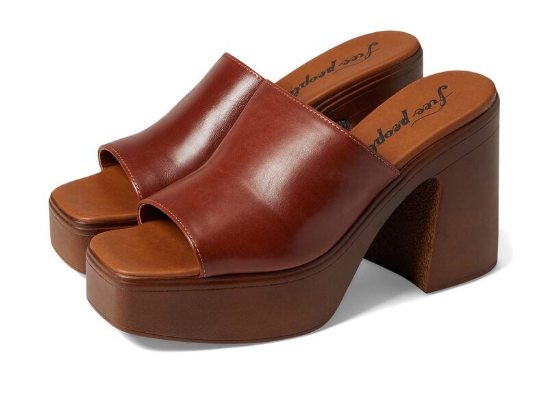 フリーピープル レディース シューズ ヒール プラットフォーム Free People Zoe Platform Chestnut