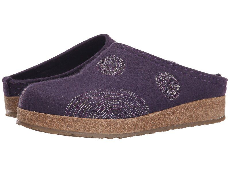 ハフィンガー レディース シューズ ヒール Haflinger Spirit Eggplant