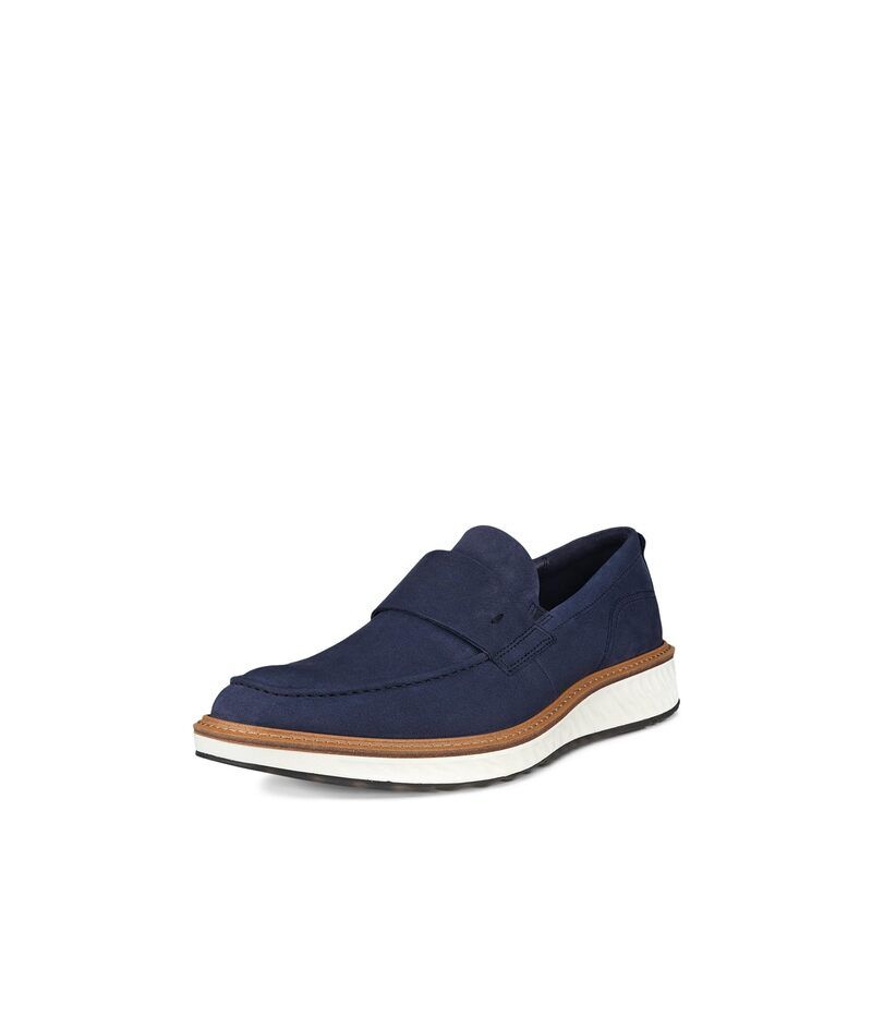 エコー メンズ シューズ スリッポン・ローファー ECCO St1 Hybrid Penny Loafer Night Sky