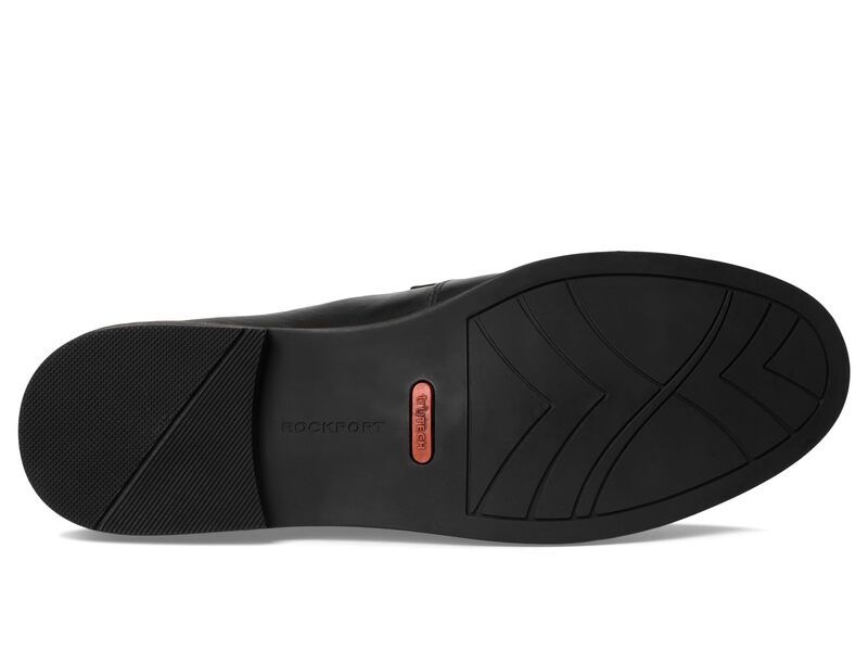 ロックポート レディース シューズ スリッポン・ローファー Rockport Weslin Black Leather ブラック