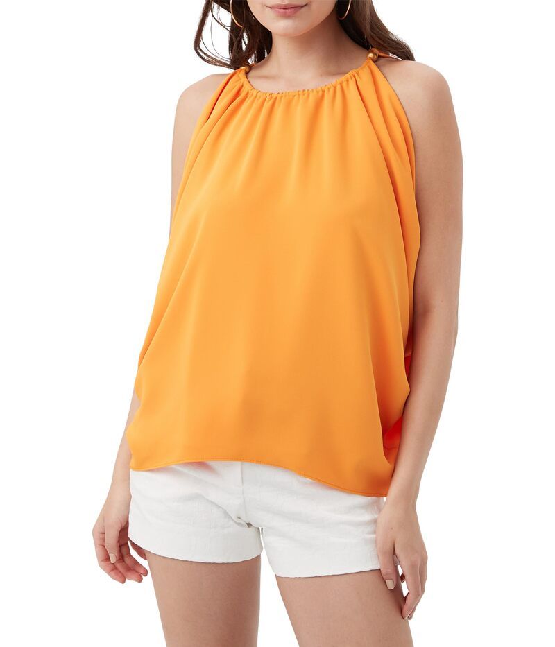 トリーナターク レディース トップス シャツ Trina Turk Amos Top Cap Clementine