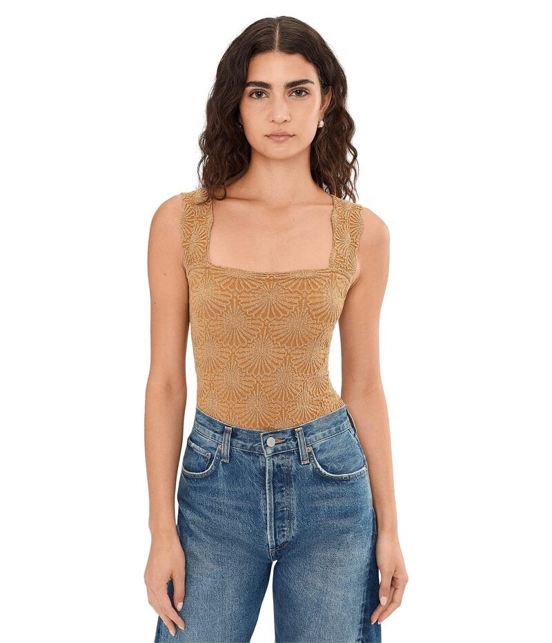 フリーピープル レディース トップス シャツ Free People Love Letter Cami Bronzer