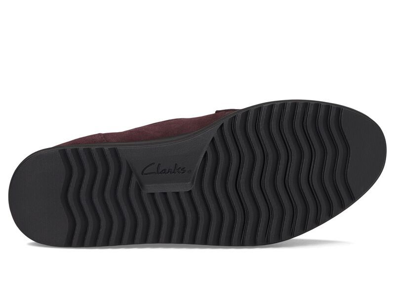 クラークス レディース シューズ スリッポン・ローファー Clarks Zylah Toplum Suede プラム