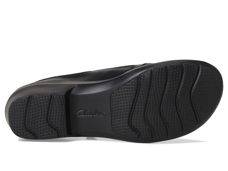 クラークス レディース シューズ オックスフォード Clarks Angie Holly Black Leather ブラック