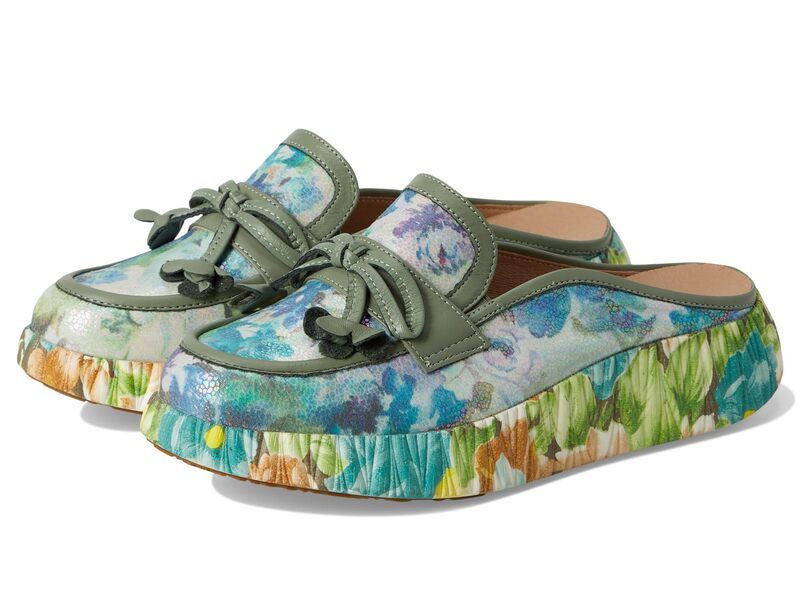 スプリングステップ レディース シューズ スリッポン・ローファー LArtiste by Spring Step Cuddles Mint Green Mult グリーン
