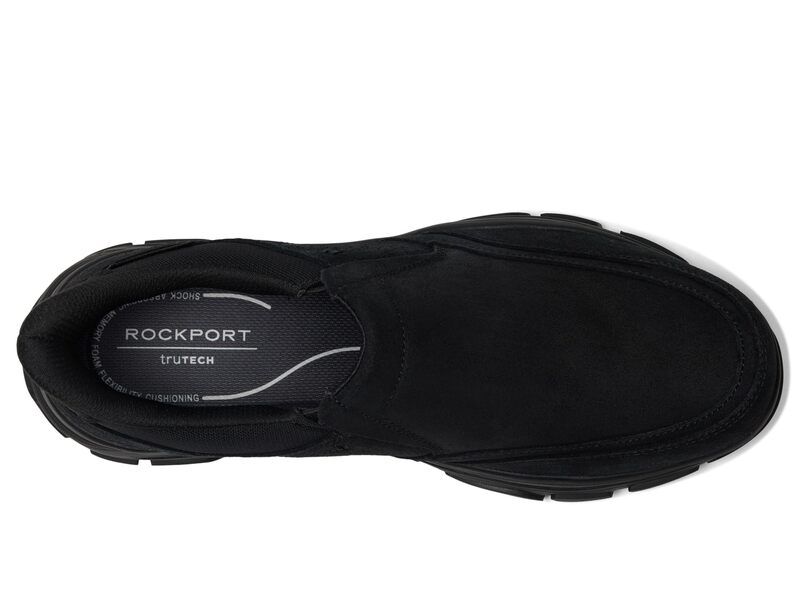 ロックポート メンズ シューズ サンダル Rockport Reece Black Suede ブラック