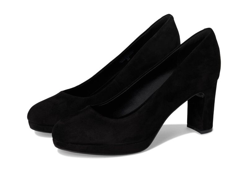 ロックポート レディース シューズ ヒール Rockport Carmen Black Suede ブラック