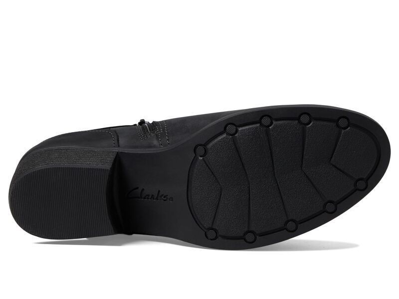 クラークス レディース シューズ ブーツ・レインブーツ Clarks Charlten Grace Black Oily ブラック