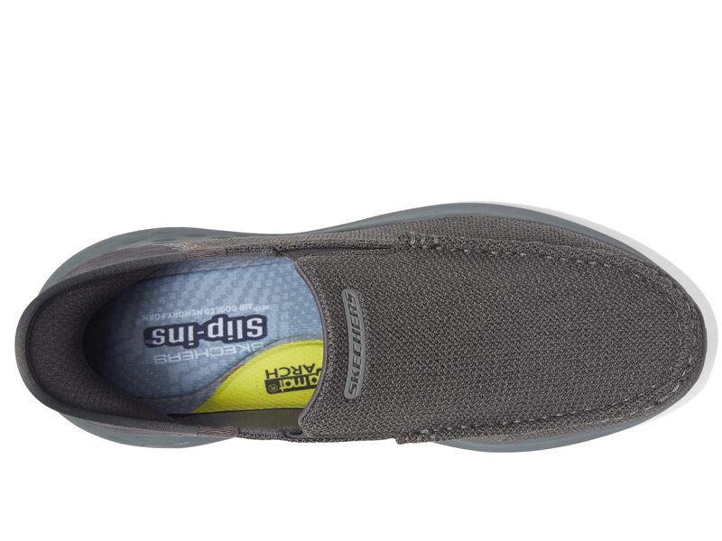 スケッチャーズ メンズ シューズ スニーカー SKECHERS Parson Ralven Hands Free SlipIns Gray グレー