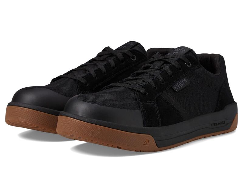 キーン メンズ シューズ スニーカー KEEN Utility Kenton Comp Toe BlackGum ブラック