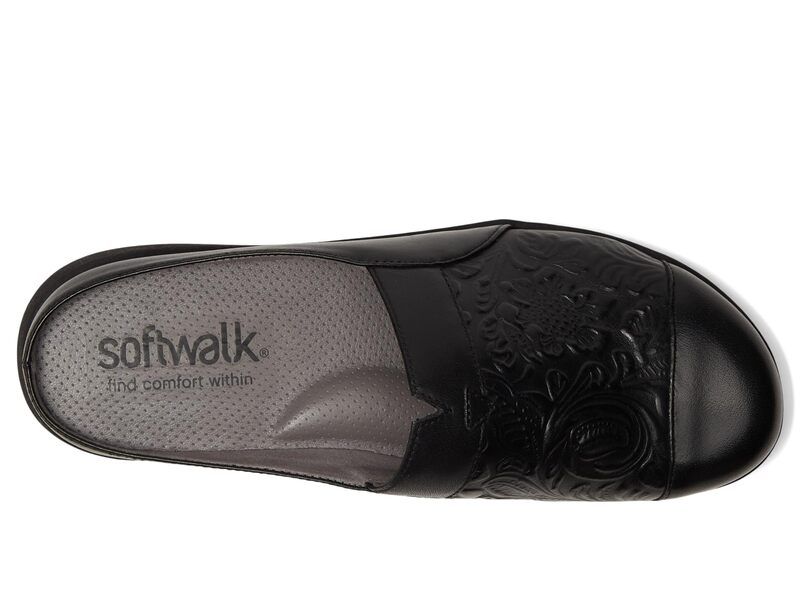 ソフトウォーク レディース シューズ スリッポン・ローファー SoftWalk San Marcos Tooling Black ブラック