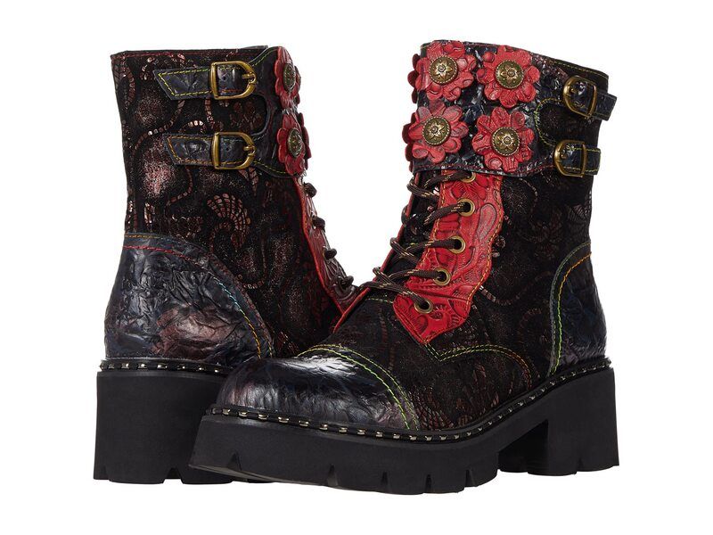 スプリングステップ レディース シューズ ブーツ・レインブーツ LArtiste by Spring Step Limitless Red Multi レッド