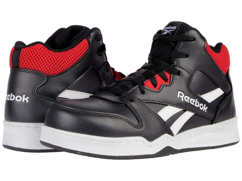 リーボック メンズ シューズ スニーカー Reebok Work BB4500 Work High Top Sneaker BlackRed ブラック