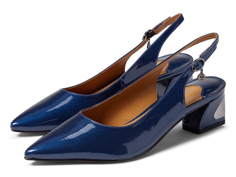 ジェイレニー レディース シューズ ヒール J Renee Shayanne Navy Pearl Pate パール