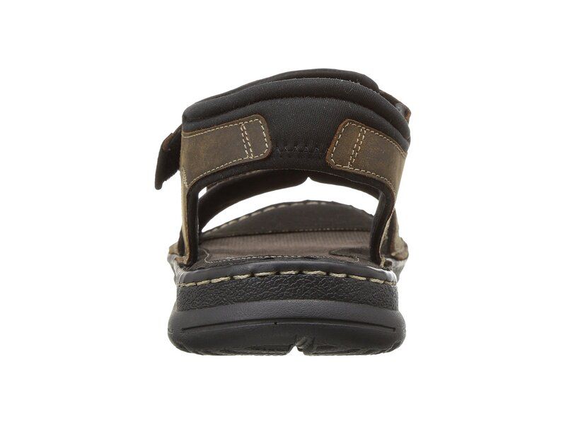 ロックポート メンズ シューズ サンダル Rockport Darwyn Quarter Strap Brown II Leathe ブラウン