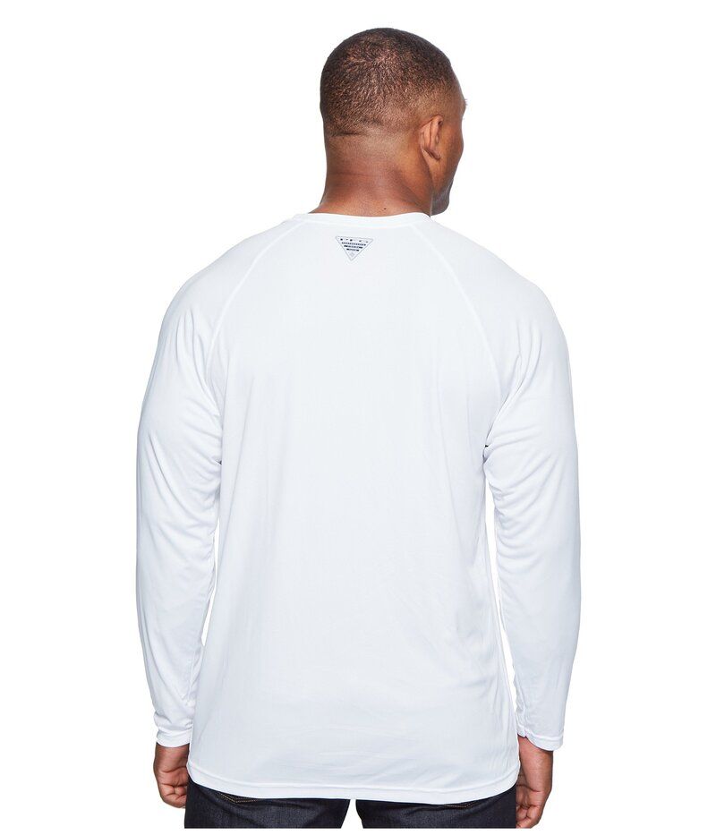コロンビア メンズ トップス シャツ トール Columbia Big Tall Terminal Tackle LS Shirt WhiteNightshad ホワイト