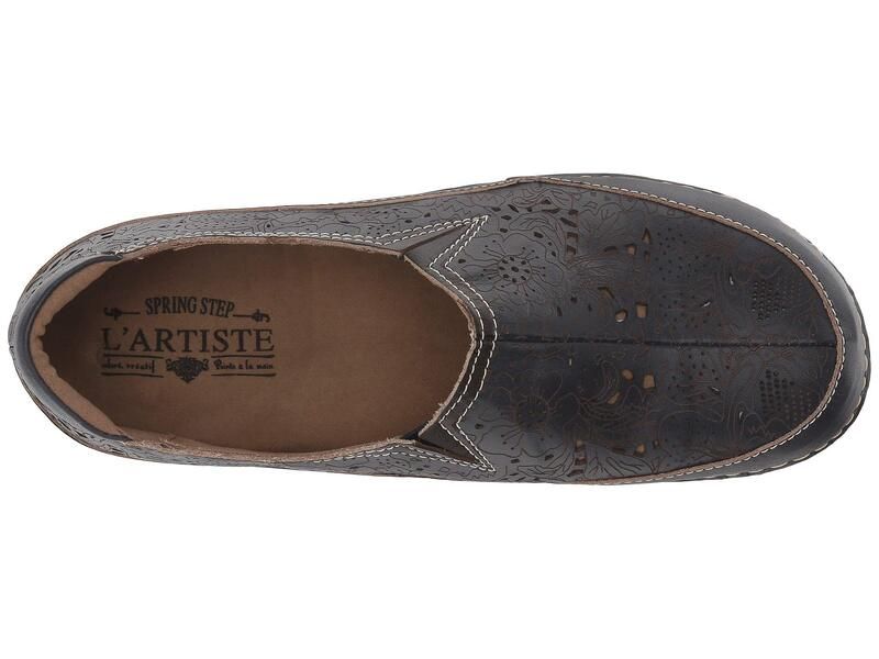 スプリングステップ レディース シューズ スリッポン・ローファー LArtiste by Spring Step Libora Navy ネイビー
