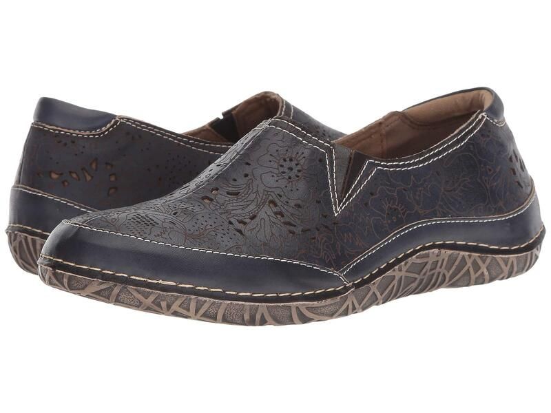 スプリングステップ レディース シューズ スリッポン・ローファー LArtiste by Spring Step Libora Navy ネイビー
