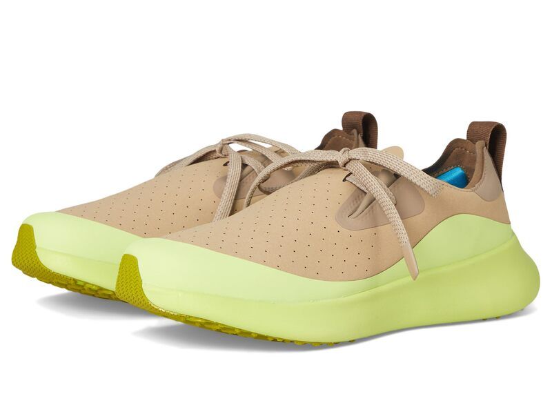 ネイティブ シューズ メンズ スニーカー Native Shoes Apollo 10 Roam Flax Tan Peaceful Green グリーン