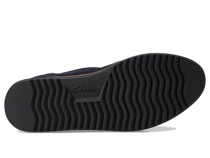クラークス レディース シューズ スリッポン・ローファー Clarks Zylah May Navy Suede ネイビー