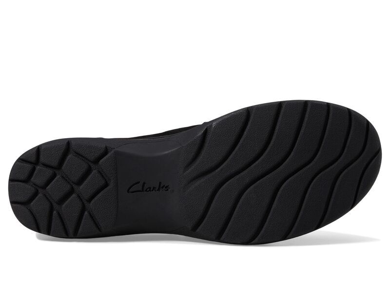 クラークス レディース シューズ スリッポン・ローファー Clarks Carleigh Pearl Black Nubuck ブラック クラークス レディース シューズ スリッポン・ローファー Clarks Carleigh Pearl Black Nubuck ブラック