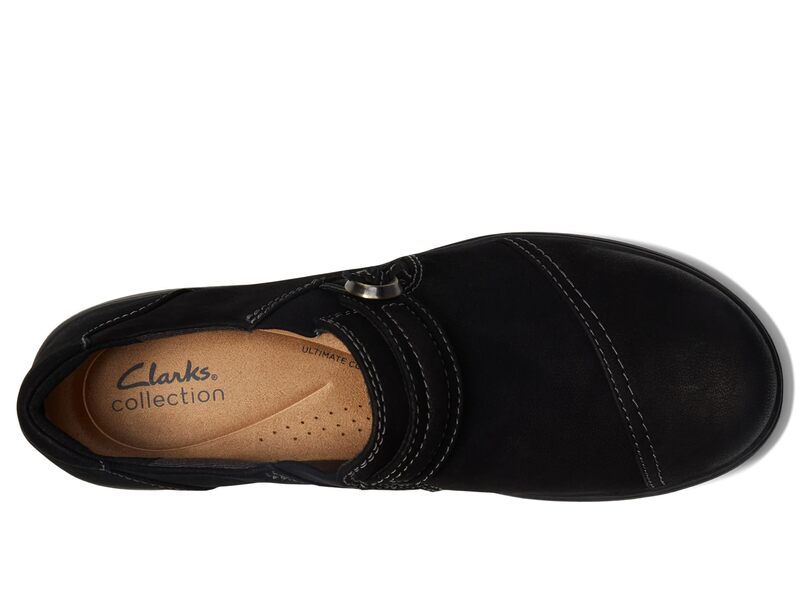 クラークス レディース シューズ スリッポン・ローファー Clarks Carleigh Pearl Black Nubuck ブラック クラークス レディース シューズ スリッポン・ローファー Clarks Carleigh Pearl Black Nubuck ブラック