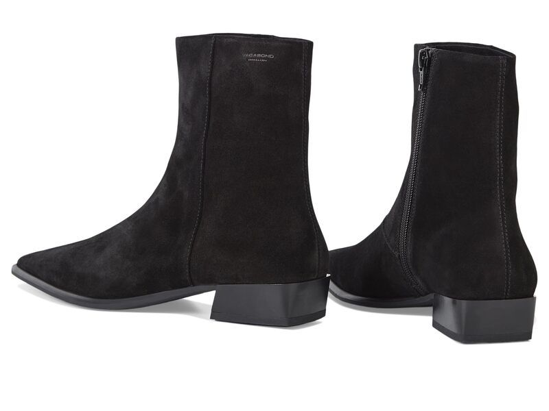 ヴァガボンド レディース シューズ ブーツ・レインブーツ スエード Vagabond Shoemakers Nella Suede Bootie Black ブラック