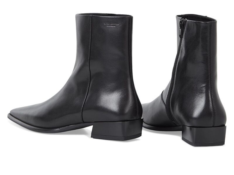 ヴァガボンド レディース シューズ ブーツ・レインブーツ レザー Vagabond Shoemakers Nella Leather Bootie Black ブラック