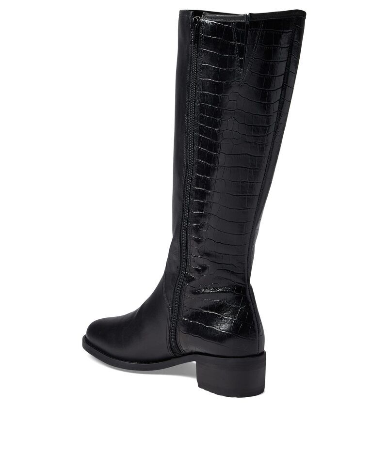 ダイビッドテイト レディース シューズ ブーツ・レインブーツ David Tate Superior Black Croc ブラック