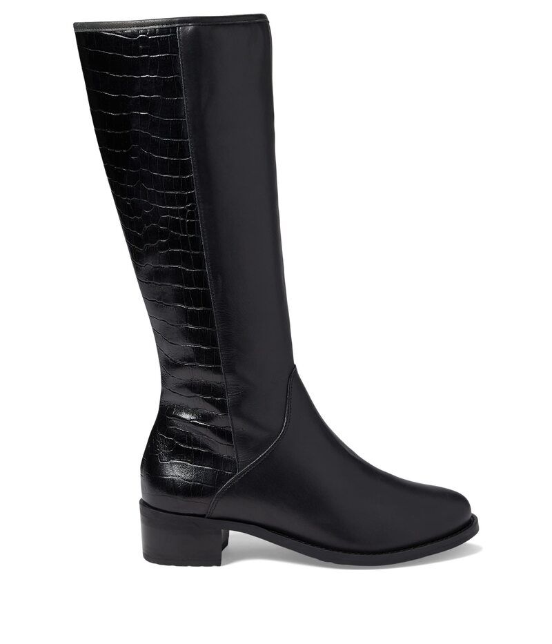 ダイビッドテイト レディース シューズ ブーツ・レインブーツ David Tate Superior Black Croc ブラック