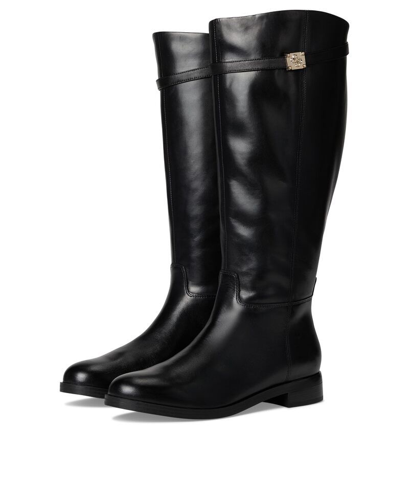 ゲス レディース シューズ ブーツ・レインブーツ GUESS Zorowc Black Leather ブラック