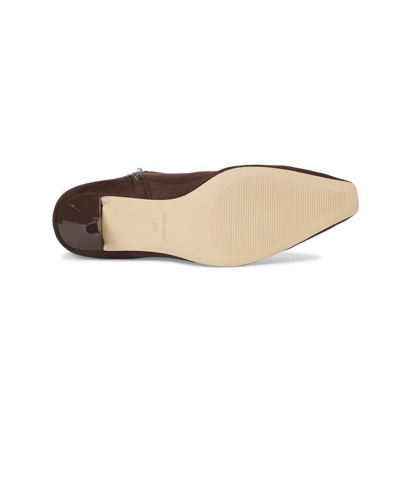 ナインウェスト レディース シューズ ブーツ・レインブーツ Nine West Havier Wide Calf Dark Brown ブラウン