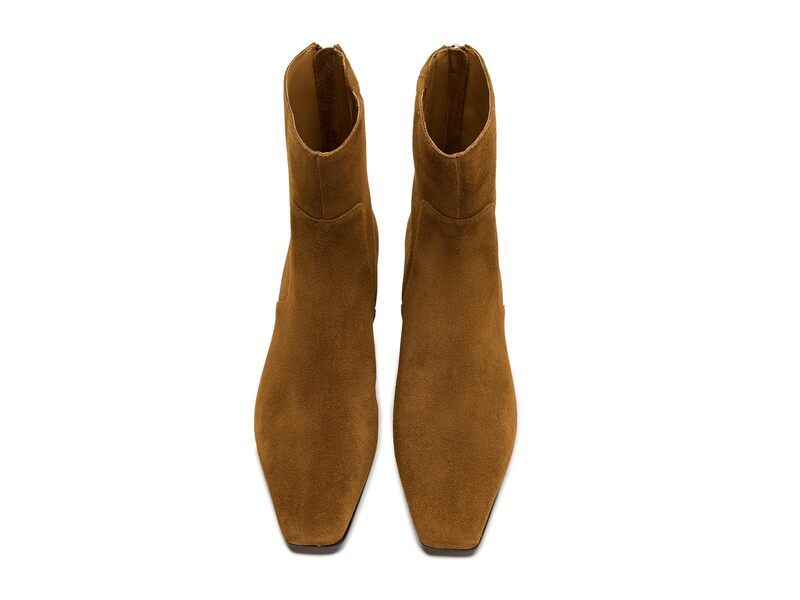 メイドウェル レディース シューズ ブーツ・レインブーツ スエード Madewellaurel Booties Suede Warm Chestnut