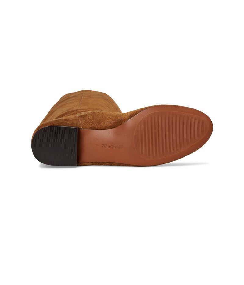メイドウェル レディース シューズ ブーツ・レインブーツ トール スエード Madewell Tayloround Toe Tall Boots Suede Dried Acorn