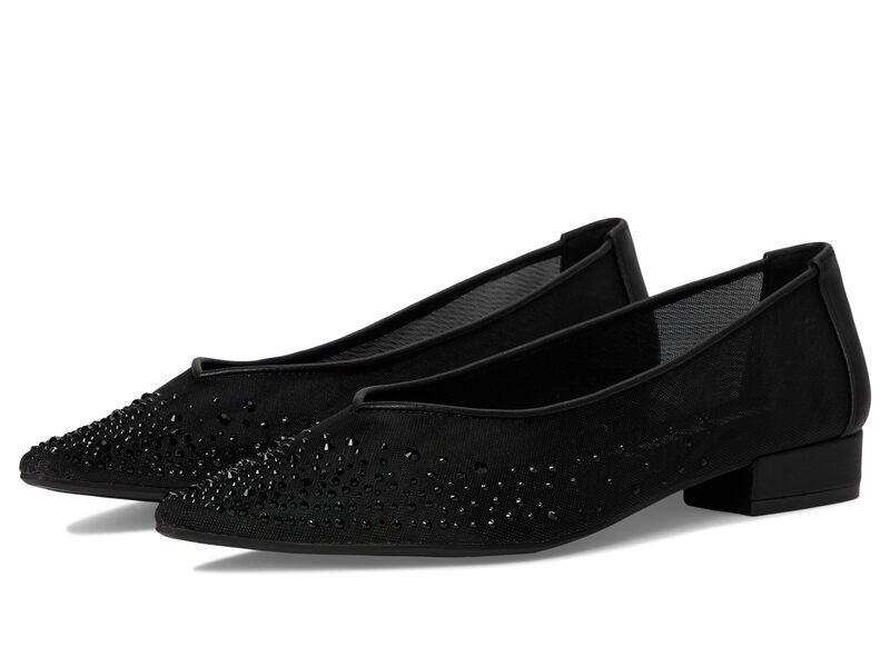 アンクライン レディース シューズ ヒール Anne Klein CarlisleC Black Crystal ブラック