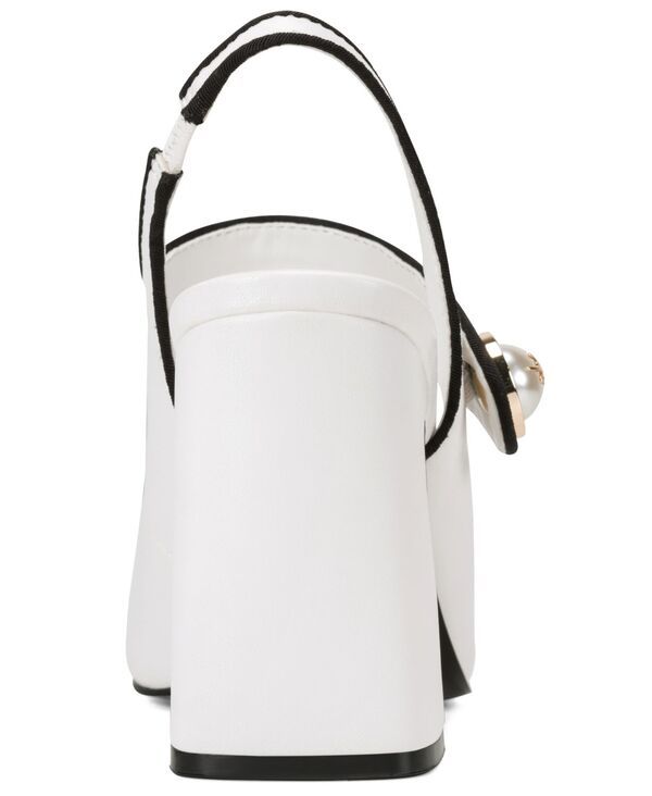 カール ラガーフェルド レディース シューズ スリッポン・ローファー KARLAGERFELD PARIS Womens Piermont SlipOn Pumps Bright WhiteBlack ホワイト
