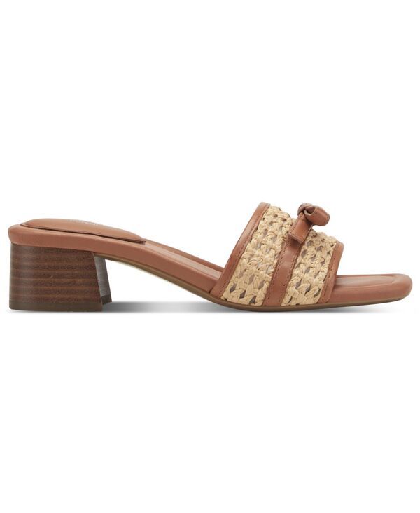 ロックポート レディース シューズ スリッポン・ローファー サンダル Rockport Womens Clarice Square Toe SlipOn Dressandals Brown ブラウン