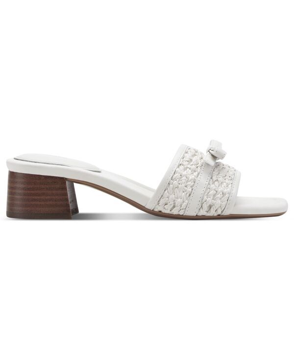 ロックポート レディース シューズ スリッポン・ローファー サンダル Rockport Womens Clarice Square Toe SlipOn Dressandals White ホワイト