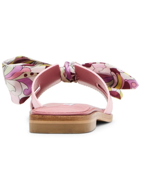 スティーブ マデン レディース シューズ スリッポン・ローファー サンダル Steve Madden Womens HadynScarf SlipOn Slide Sandals Pink Paisley Multi ピンク