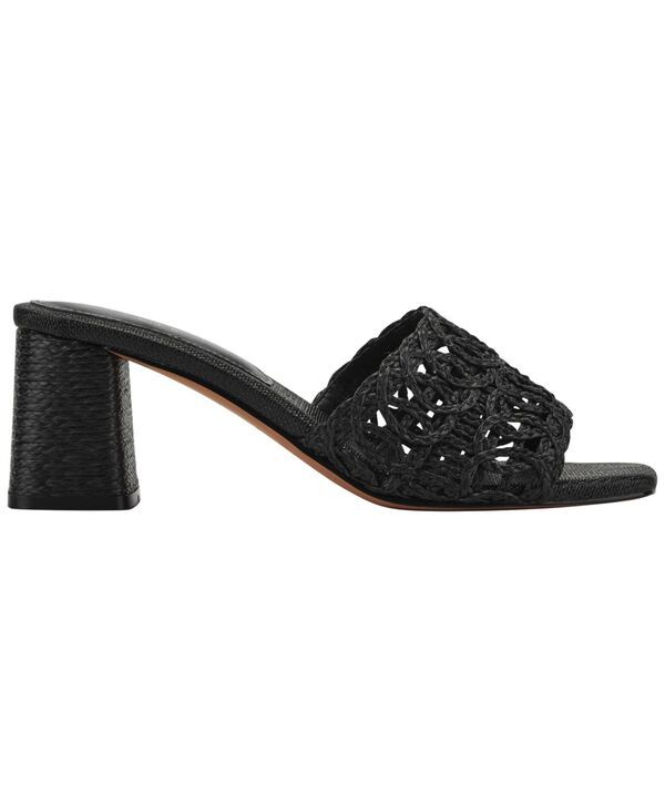 マーク・フィッシャー レディース シューズ スリッポン・ローファー サンダル ヒール Marc Fisher LTD Womens Follie Woven SlipOn Block Heel Dressandals Black ブラック マーク・フィッシャー レディース シューズ スリッポン・ローファー サンダル ヒール Marc Fisher LTD Womens Follie Woven SlipOn Block Heel Dressandals Black ブラック