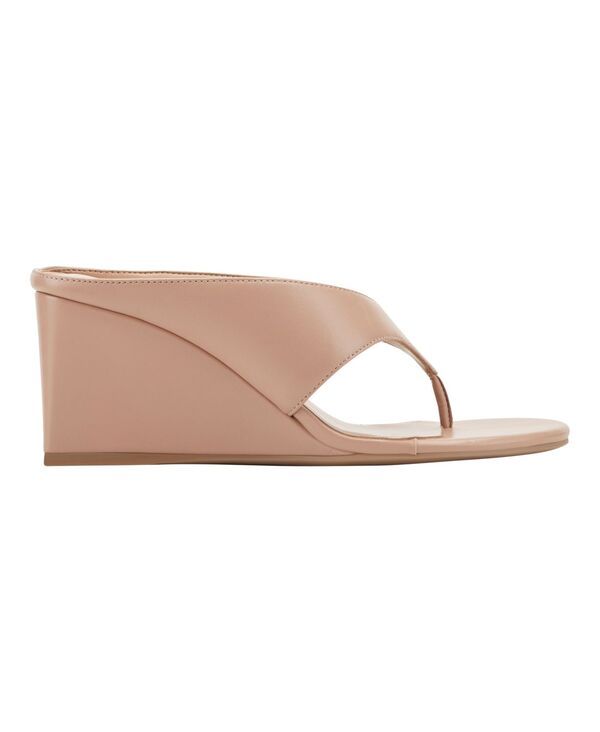 マーク・フィッシャー レディース シューズ スリッポン・ローファー サンダル Marc Fisher LTD Womens Udena SlipOn Wedge Dressandals Naturaleather