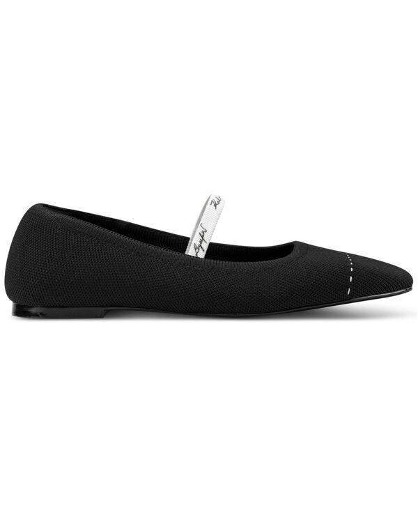 カール ラガーフェルド レディース シューズ スリッポン・ローファー KARLAGERFELD PARIS Womens Zailey Mary Jane SlipOn Flats Black ブラック