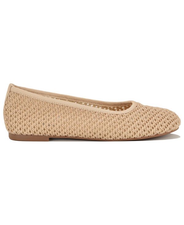 ナインウェスト レディース シューズ スリッポン・ローファー Nine West Womens Burnne SlipOn Ballet Flats Cream Crochet クリーム