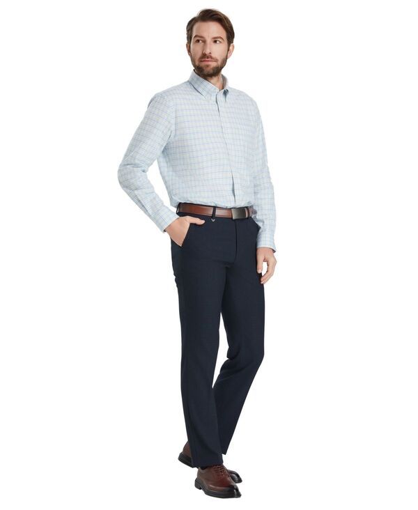 クラブルーム メンズ トップス シャツ Club Roomens Fashion Poplin Henry Shirt Macys Exclusive Light Blue ブルー